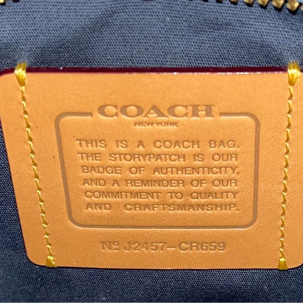Coach Denim Cargo Tote Bag 26 - Picture 4 of 4